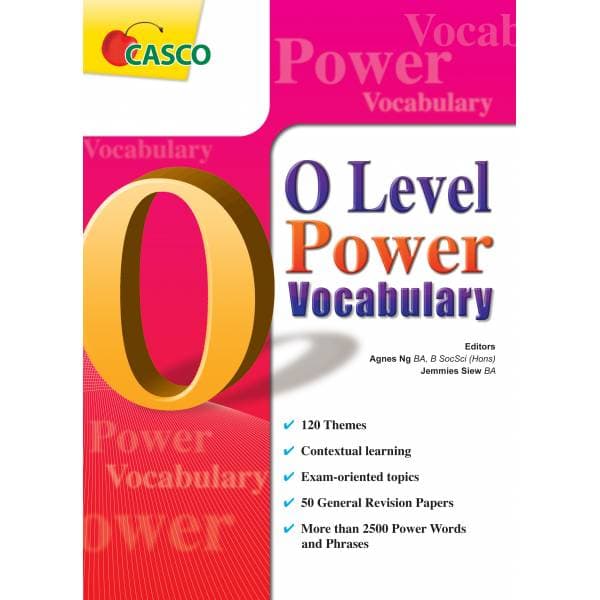 ‘O’ Level Power Vocabulary
