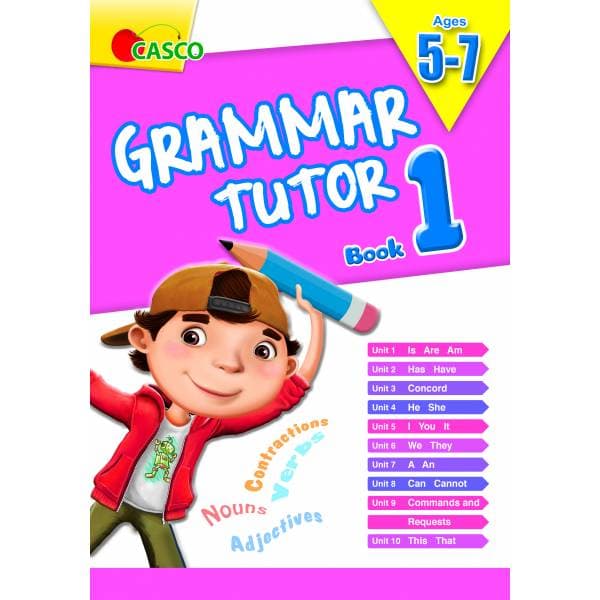 Pre-School Grammar Tutor for Ages 5-7 Book 1