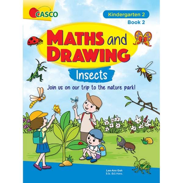 Maths and Drawing for Kindergarten 2 Book 2: Insects
