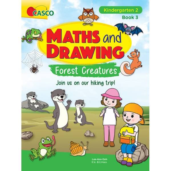 Maths and Drawing for Kindergarten 2 Book 3: Forest Creatures