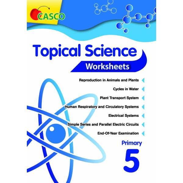 Topical Science Worksheets Primary 5 (Pack)
