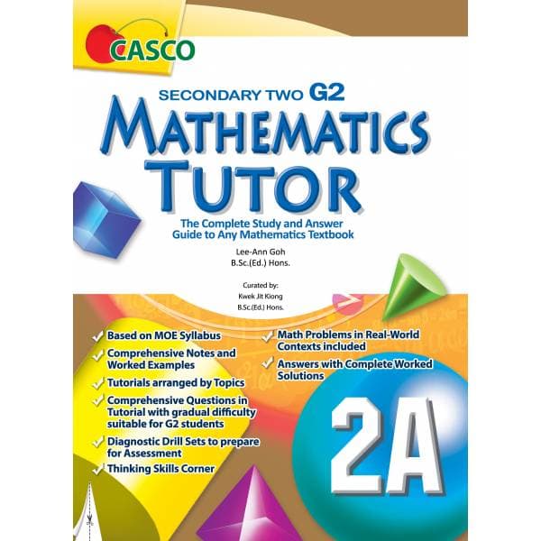 Secondary 2A Mathematics Tutor (G2)