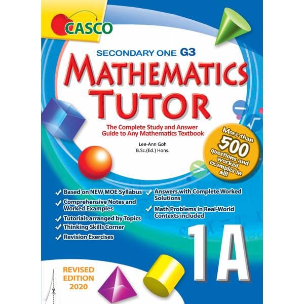 Sec Mathematics Tutor 1A – Revised Edition 2020