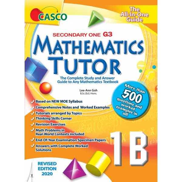 Sec Mathematics Tutor 1B – Revised Edition 2020