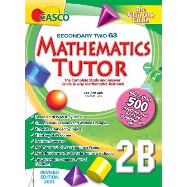 Sec Mathematics Tutor 2B - Revised Edition 2021