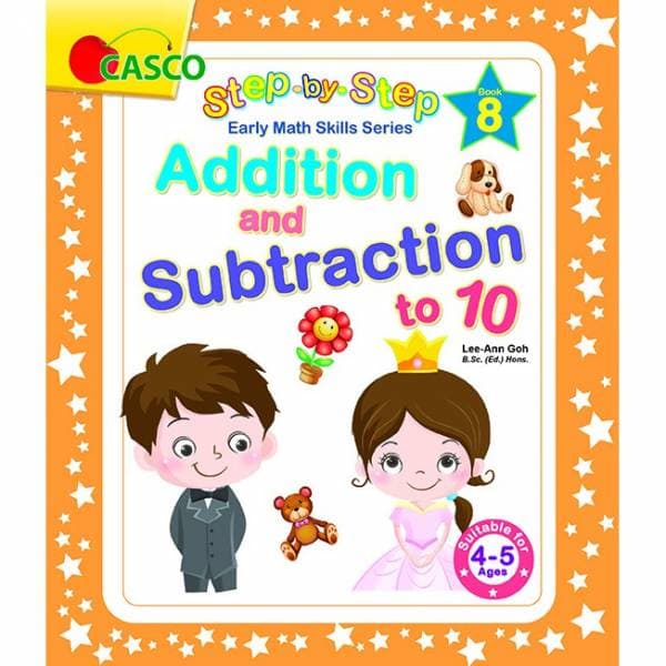 Step by Step Early Math Skills Book 8: Addition & Subtraction to 10 (for Ages 4-5)