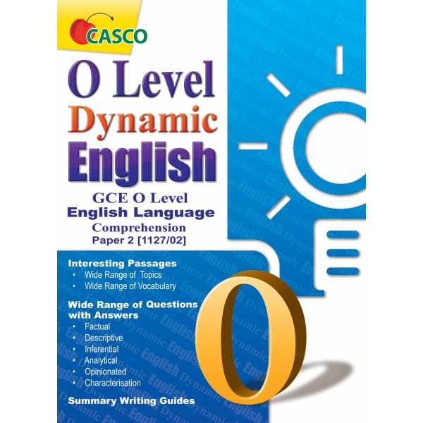 ‘O’ Level Dynamic English