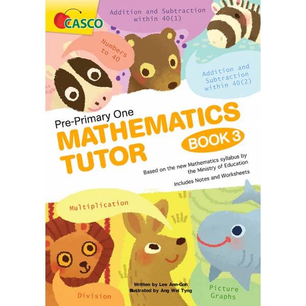 Pre-Primary One Maths Tutor Book 3