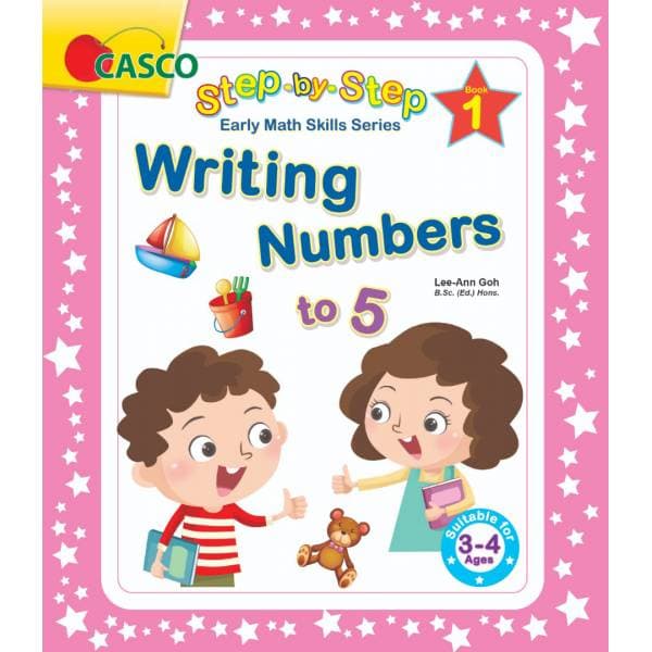 Step by Step Early Math Skills Book 1: Writing Numbers to 5 (for Ages 3-4)