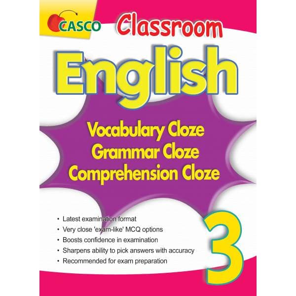 Classroom English Vocab/Grammar/Compre Cloze 3