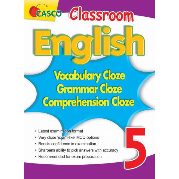 Classroom English Vocab/Grammar/Compre Cloze 5